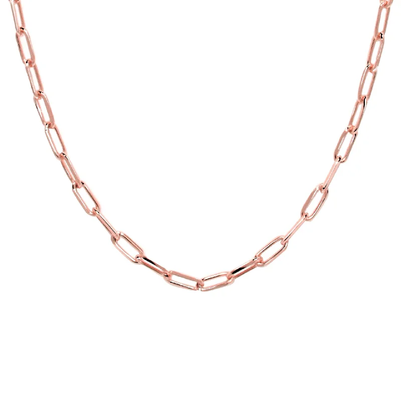 wedding necklaces for women -Chic Rose Gold Necklace