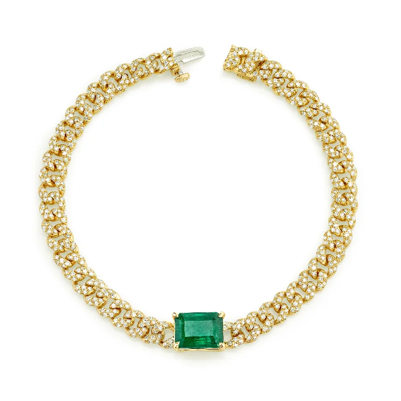 Yellow Gold/Emerald