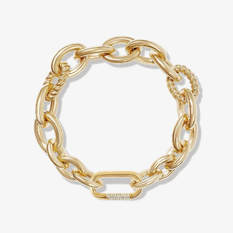 luxurious cuff bracelets for women -Luka chain bracelet