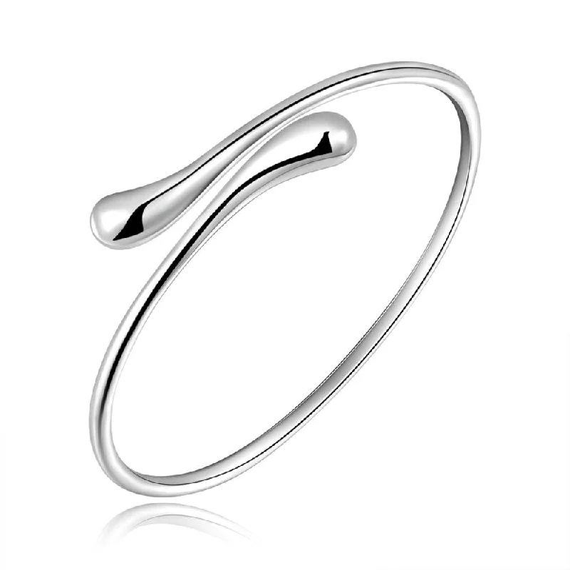 classic bangles for women -Teardrop Bracelets