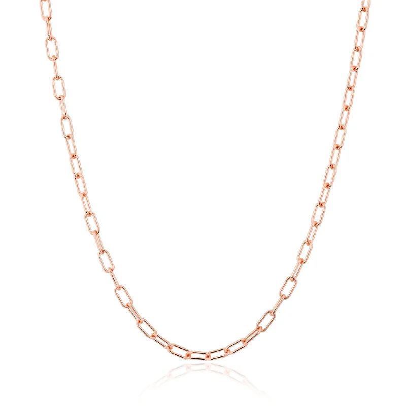 beautiful gemstone necklaces for women -14KT Rose Gold Linked Chain Lyla Necklace