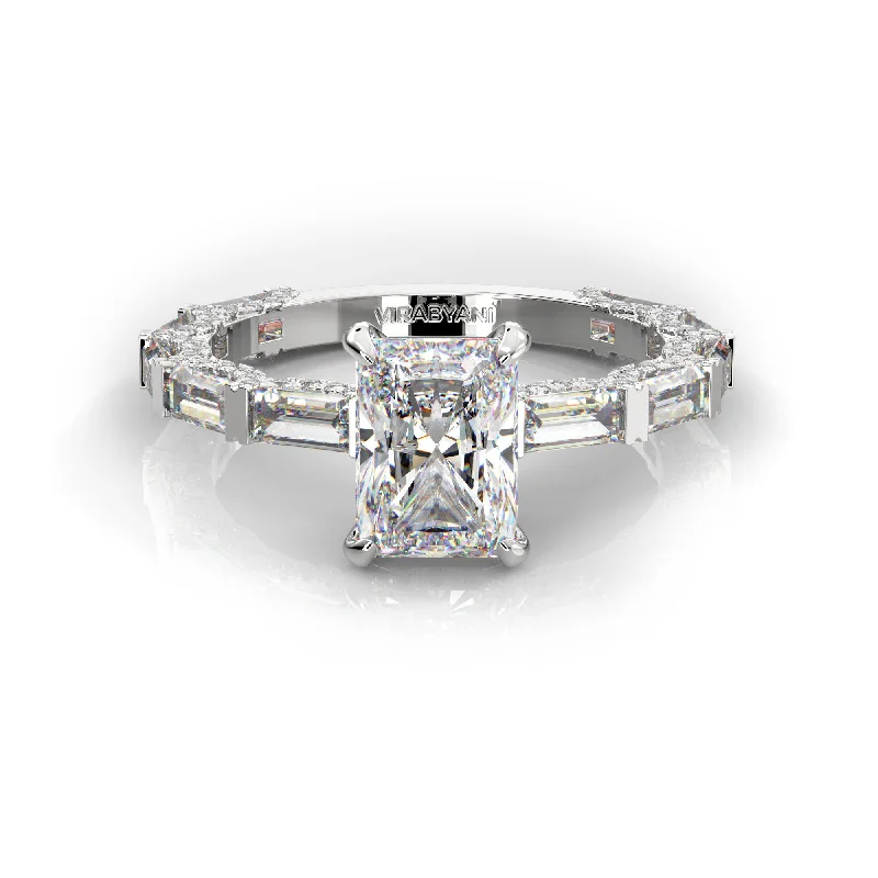 diamond wedding rings -Francesca Radiant Diamond Engagement Ring