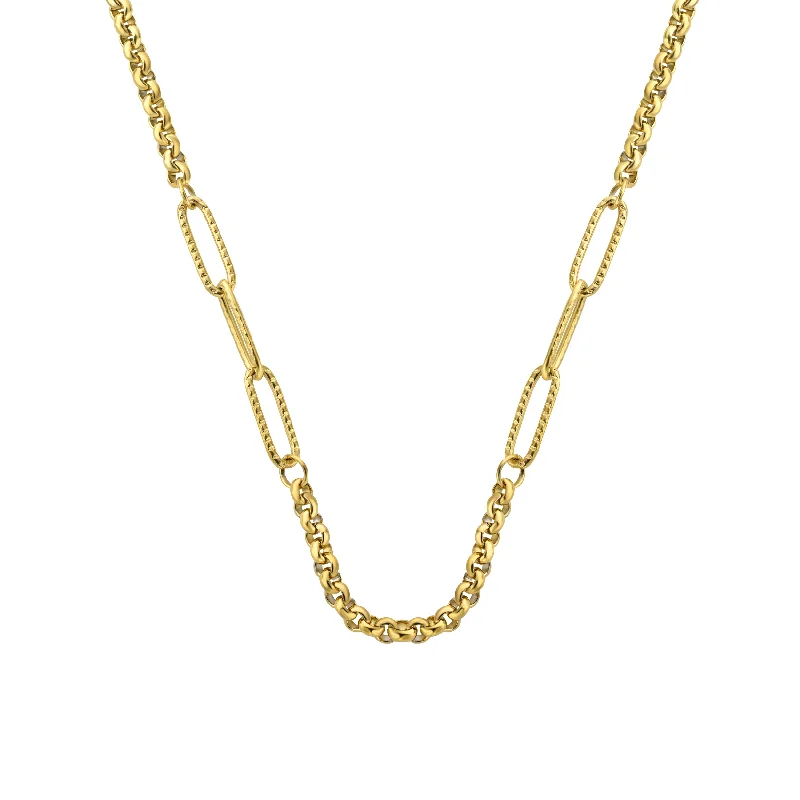 elegant gold necklaces for women -Passion necklace gold