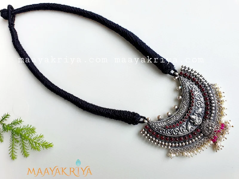 beautiful gemstone necklaces for women -Lakshmivat Necklace