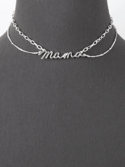 vintage gold necklaces for women -Mama Choker Necklace