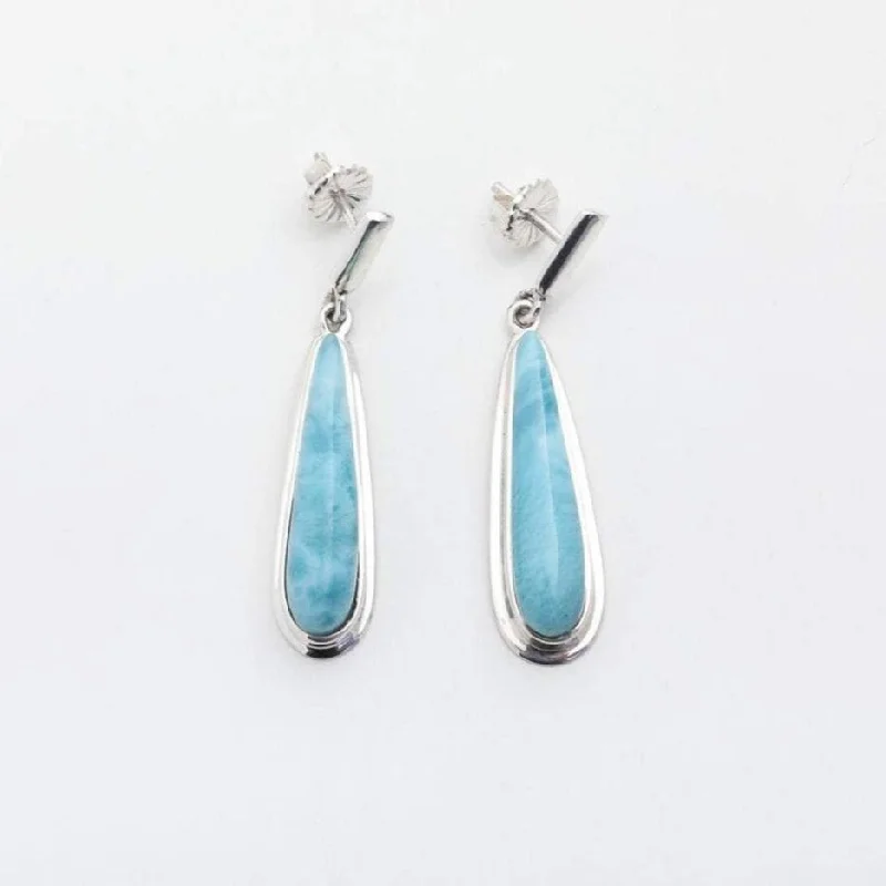 fancy earrings for women -Larimar Earrings Eloise