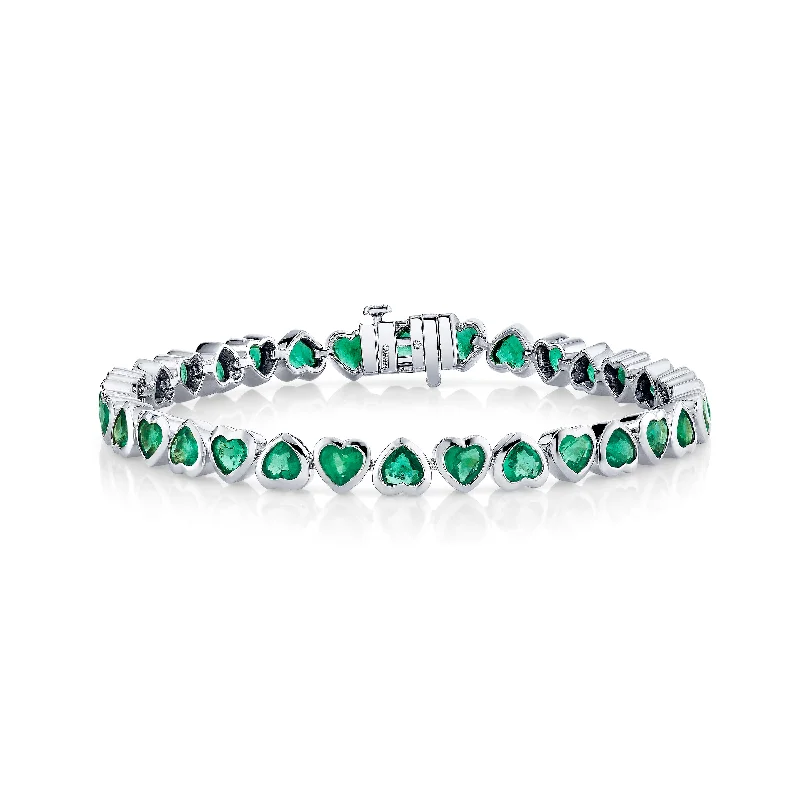 White Gold/Emerald