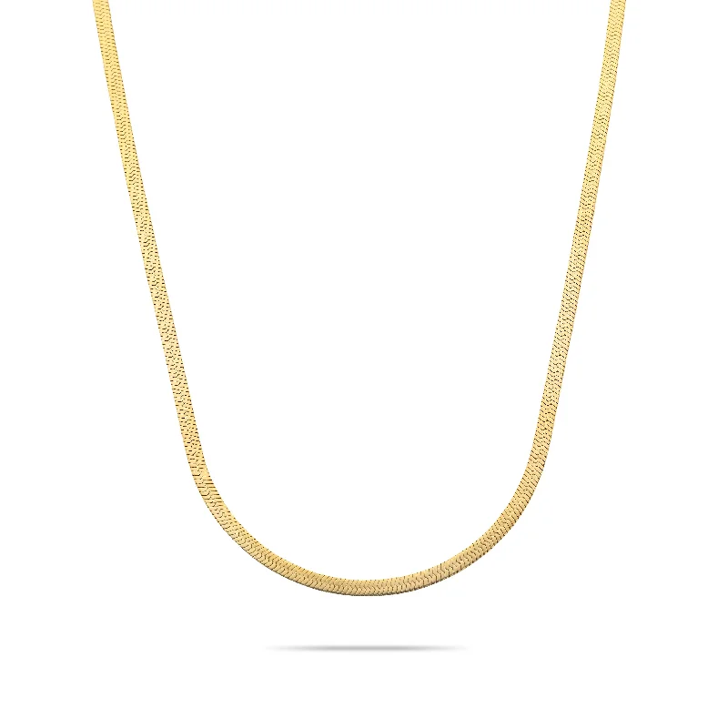 women’s layered gold necklaces -Snake necklace gold