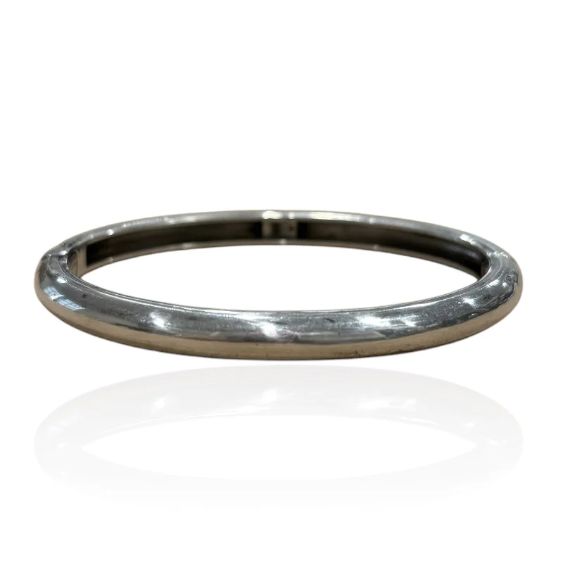 crystal bangles for women -SILVER RIVA BANGLE