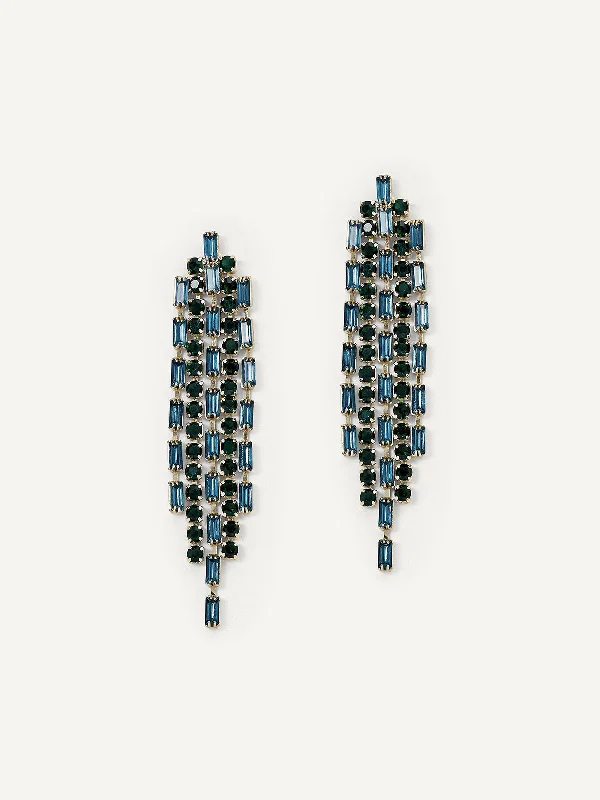 vintage-inspired earrings for women -Brune Drops