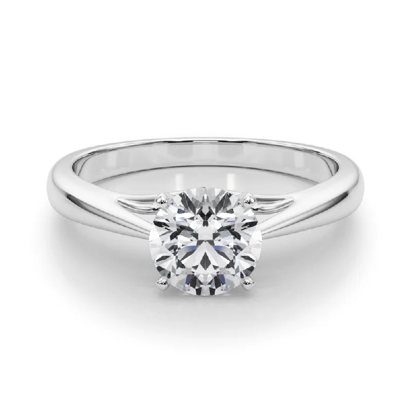 diamond engagement rings for women -Katerina Round Diamond Solitaire Engagement Ring