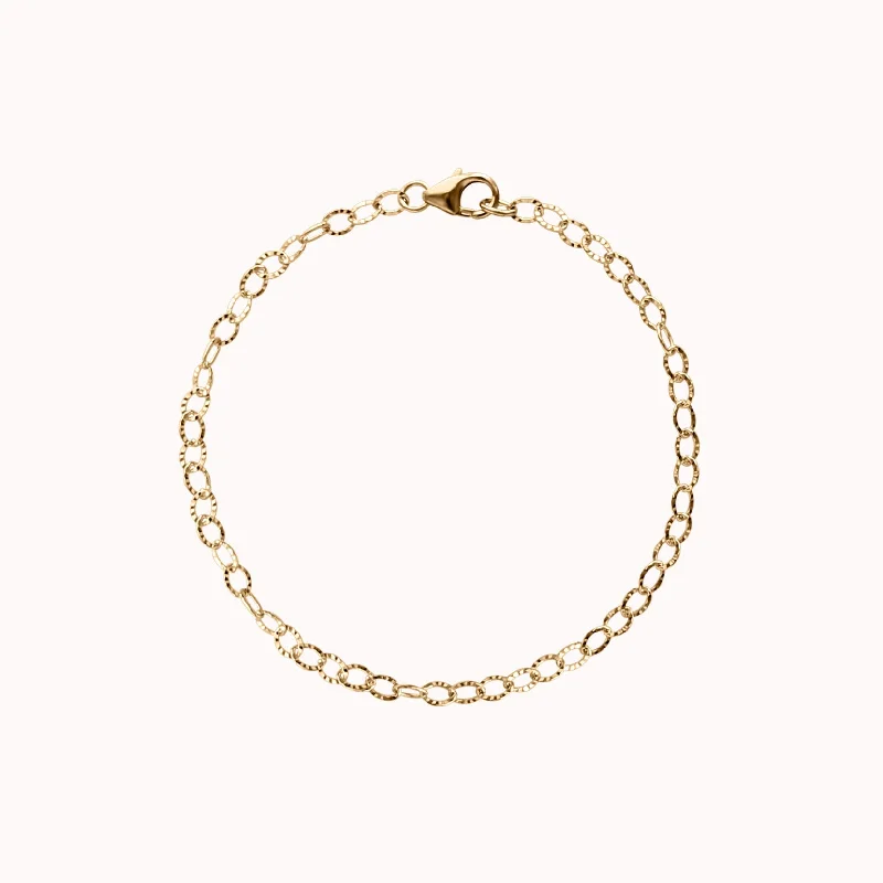 women’s charm bracelets -Sunburst Chain Bracelet