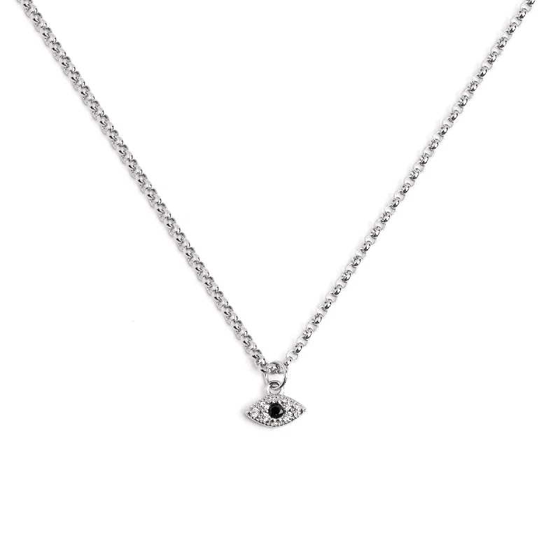 sterling silver necklaces for women -Eye of Horus Silver Necklace