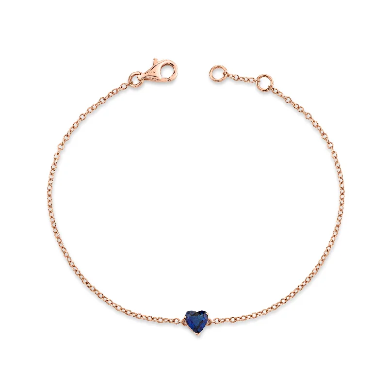 Rose Gold/Blue Sapphire