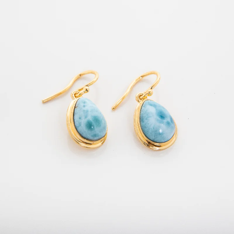 trendy dangling earrings -Gold Vermeil Earrings Dani