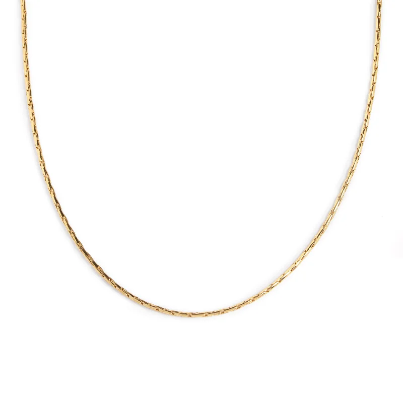 long necklaces for women -Mamba M Gold Necklace