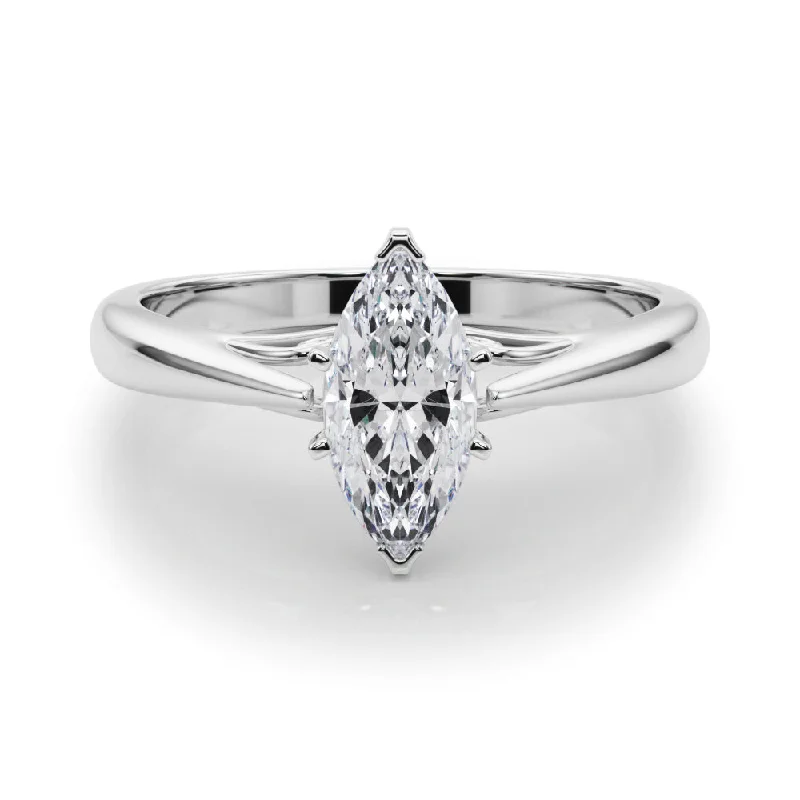 elegant engagement rings -Katerina Marquise Diamond Solitaire Engagement Ring