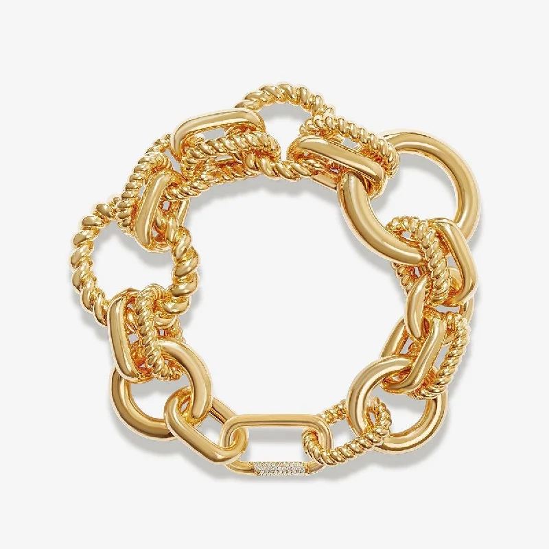 stunning gold bangles for women -Haim chain bracelet