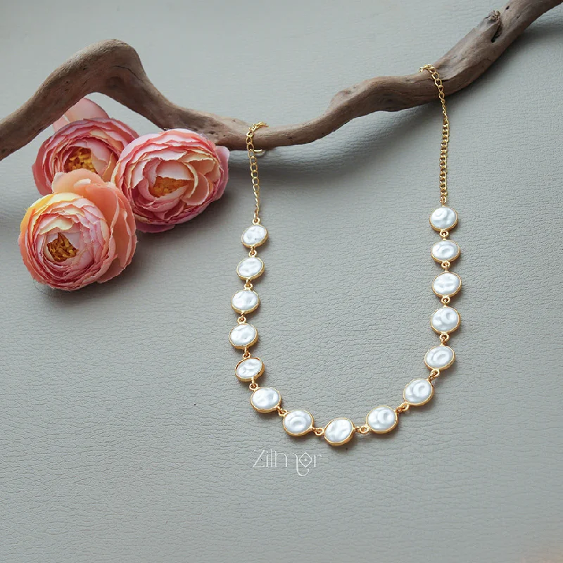 elegant gold necklaces for women -AS1011336 -Fresh water Pearl Necklace