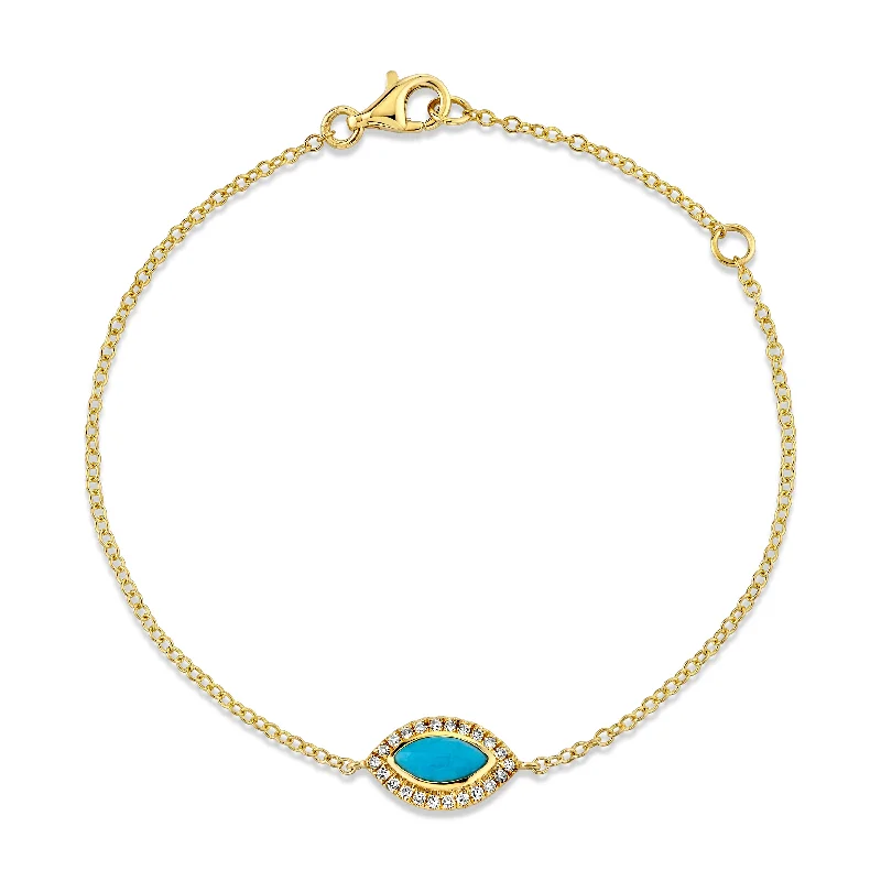 Yellow Gold /Turquoise