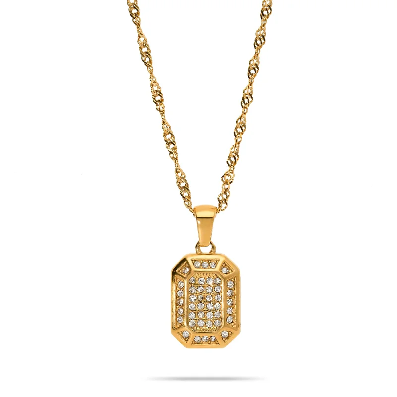 charm pendant necklaces for women -Anura necklace gold