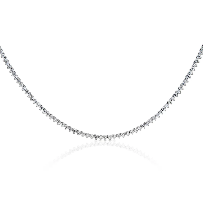 lucky charm necklaces for women -14KT White Gold Diamond Liora Necklace