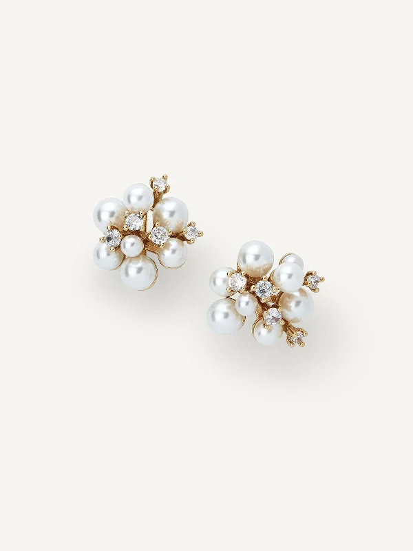 fancy earrings for women -Claude Studs