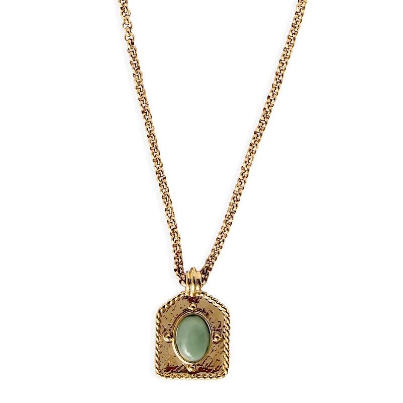 statement pendant necklaces for women -AIDEN Necklace - Gold