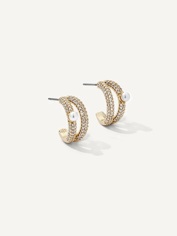 hoop earrings for evening wear -Jaden Hoops