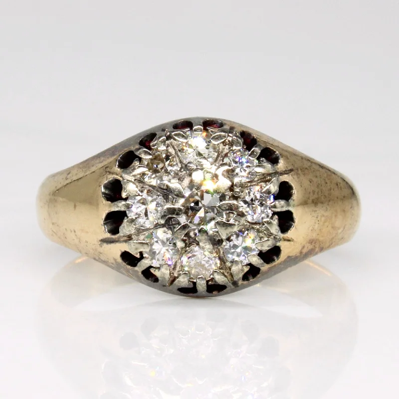 rings for special occasions -Diamond Cocktail Ring | 0.57ctw | SZ 8.75 |