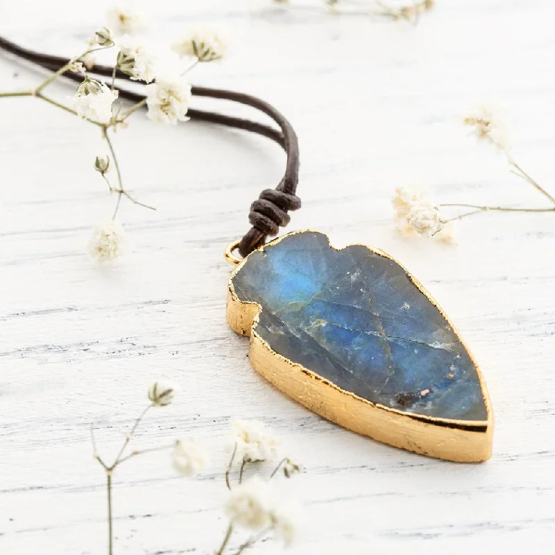 personalized engraving necklaces for women -Labradorite Transformation Necklace