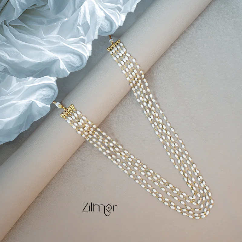 minimalist necklaces for women -KY1011124-  Pearl layer Long Necklace