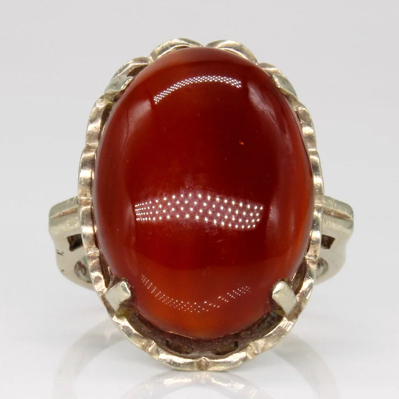 beautiful rings for women -Agate Cocktail Ring | 9.00ct | SZ 3 |