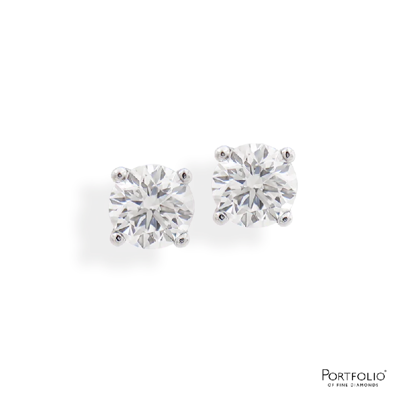 fashion rings for special events -0.25ct Diamond White Gold Earrings