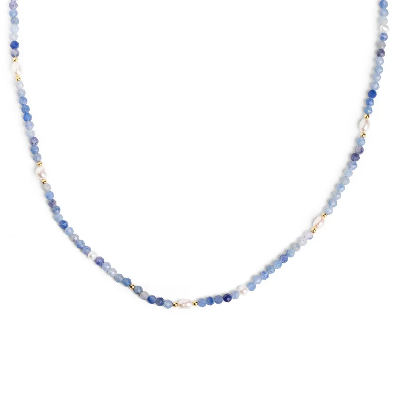 beautiful gemstone necklaces for women -Altea Indigo Necklace